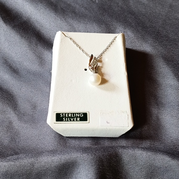 NIB Hayward Sterling Silver pearl necklace - Picture 6 of 8